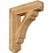 Ekena Millwork Olympic Craftsman Rough Sawn Bracket, Western Red Cedar, 6"W x 28"D x 32"H BKT06X28X32OLY04RWR - alternate 1